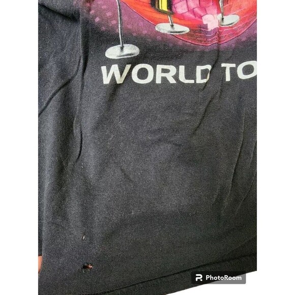 Stylistics World Tour T-Shirt Size XL Black R&B Music Band 2 Sides - Picture 5 of 7